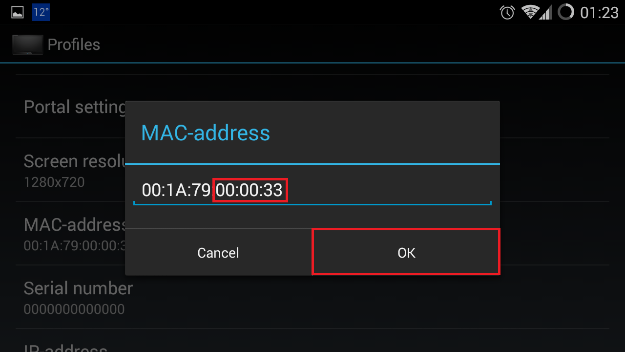 working mac address for stb emulator 2018